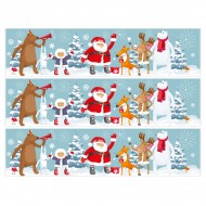 Contours de g�teaux en sucre - Ronde de No�l