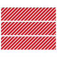 Contours de G�teaux en Sucre - Rayures obliques