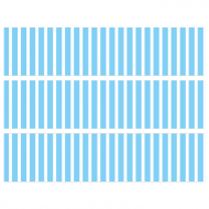 Contours de G�teaux en Sucre - Rayures verticales