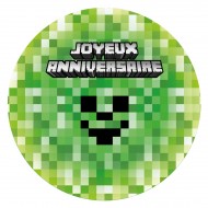Disque en Sucre Pixcraft (19 cm)