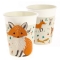 6 Gobelets Animaux de la For�t - Compostable images:#1