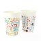 6 Gobelets Rainbow Dots - Compostable images:#1
