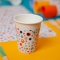 6 Gobelets Rainbow Dots - Compostable images:#4