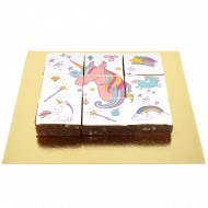 Brownies Puzzle Licorne Rainbow
