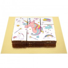 Brownies Puzzle Licorne Rainbow