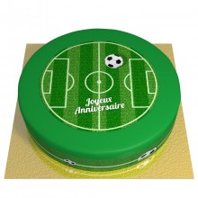 G�teau Terrain de Football - � 26 cm