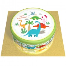 G�teau Dino Colors - � 20 cm