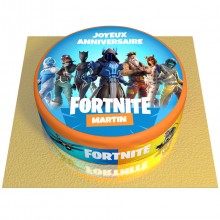 G�teau Fortnite Personnalisable - � 20 cm
