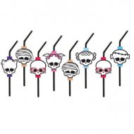 8 Pailles Monster High