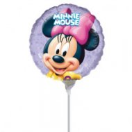 Ballon sur tige Minnie Portrait rond
