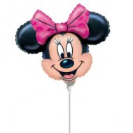 Ballon sur tige T�te de Minnie