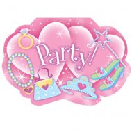 Kit 8 Invitations Princesse