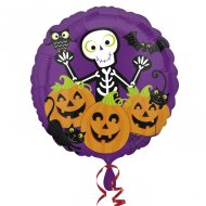 Ballon H�lium Squellette et Citrouilles