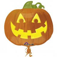 Ballon H�lium Citrouille Diabolique