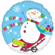 Ballon � l'H�lium Bonhomme de neige