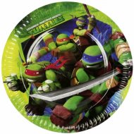 8 Petites assiettes Tortue Ninja