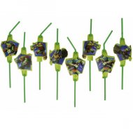 8 Pailles Tortue Ninja