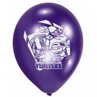 6 Ballons Tortue Ninja