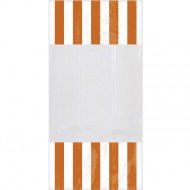 10 Sacs � Bonbons ray�s Blanc/Orange