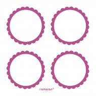 5 Planches d'�tiquettes Fuchsia