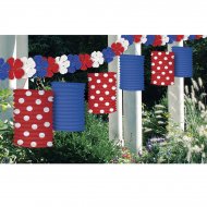 Guirlande Lanterne tricolore