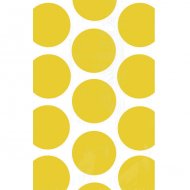 10 Sacs papier Pois Jaune