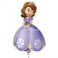 Ballon sur tige Princesse Sofia