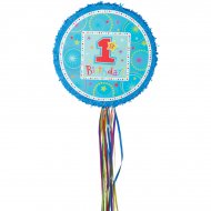 Pull Pinata 1rst Birthday bleu D�pliable