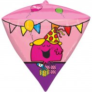 Ballon H�lium Monsieur Madame Diamant