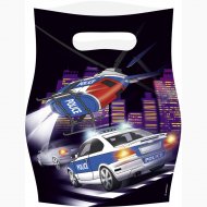 8 Pochettes Cadeaux Police