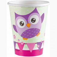 8 Gobelets Sweet Hiboux