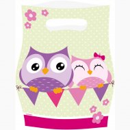 8 Pochettes Cadeaux Sweet Hiboux