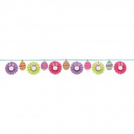 Guirlande Eventail Lapin P�ques