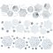 Confettis Flocons Argent et Blanc images:#0