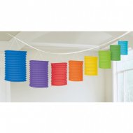 Guirlande 8 Lanternes Rainbow
