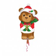 Ballon G�ant Ourson No�l (73 cm)