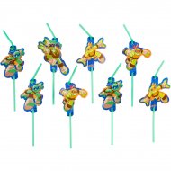 8 Pailles Tortues Ninja - Half-Shell Heroes