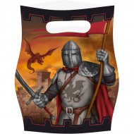 8 Pochettes Cadeaux Chevalier de Feu