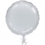 Ballon Disque Argent M�tal (43 cm)
