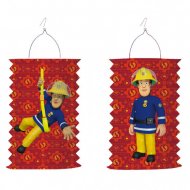 1 Lanterne Accord�on Sam le Pompier  (28 cm)