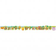 Guirlande Happy Birthday Amis de la Jungle (1,70 m)
