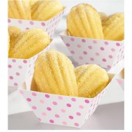 24 Coupelles Pois Roses Snacky