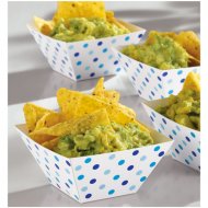 24 Coupelles Pois Bleus Snacky