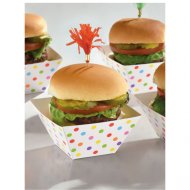 24 Coupelles Pois Multicolores Snacky