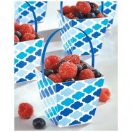 24 Paniers � Bonbons Nuages Bleus Snacky