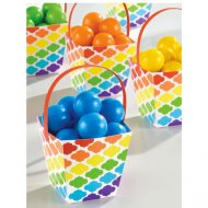 24 Paniers � Bonbons Nuages Rainbow Snacky