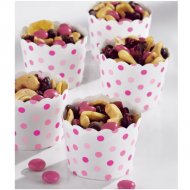 36 Minis Coupelles Pois Roses Snacky