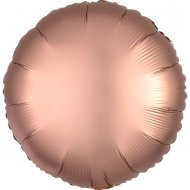 Ballon Disque Satin Rose Gold (43 cm)