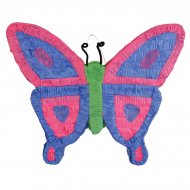 Pinata Papillon Bleu et Rose (50 cm)