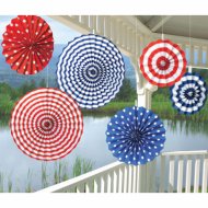 6 Eventails D�co Tricolores